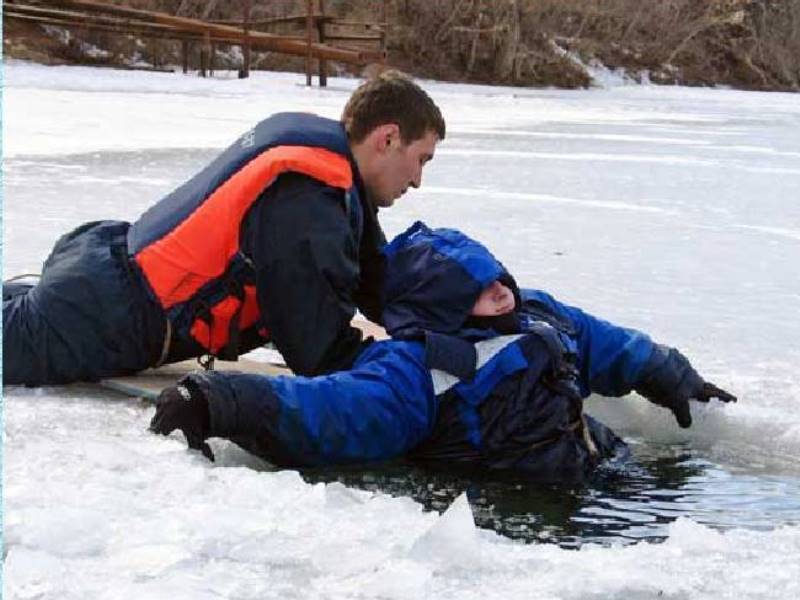 О правилах безопасного нахождения на водоемах в зимний период.